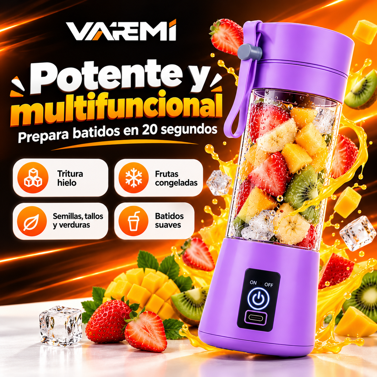 liquidificador elétrico portátil Max