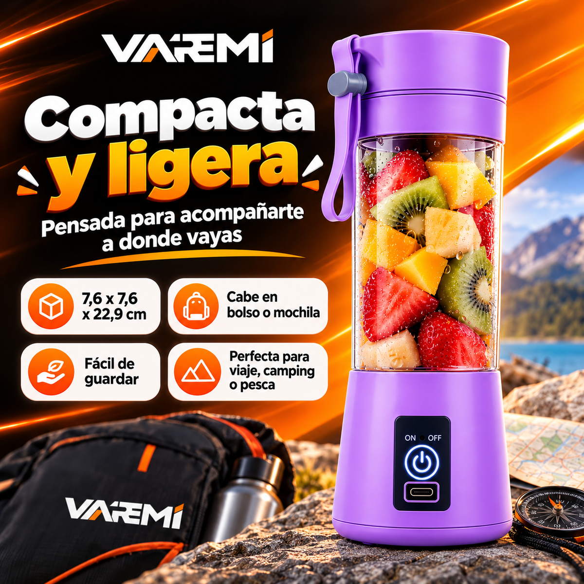 liquidificador elétrico portátil Max