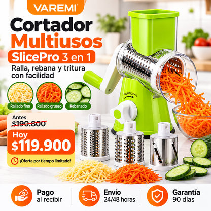 Rallador Multiusos  SlicePro 3 en 1