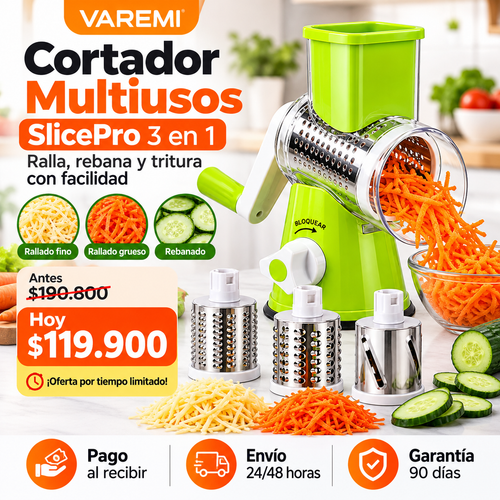 Rallador Multiusos  SlicePro 3 en 1